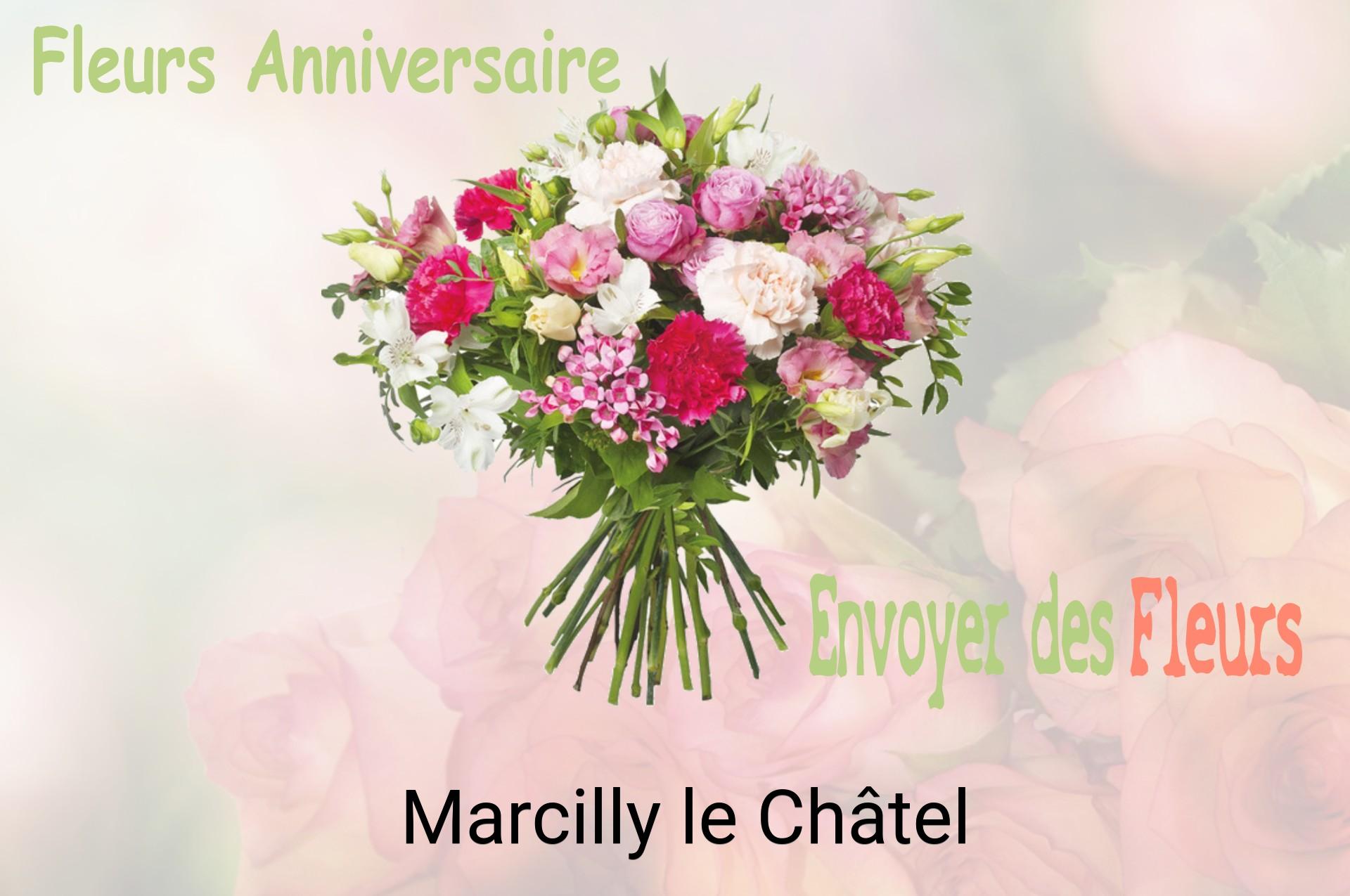 Bouquet de fleurs d’anniversaire livré à Marcilly-le-Châtel